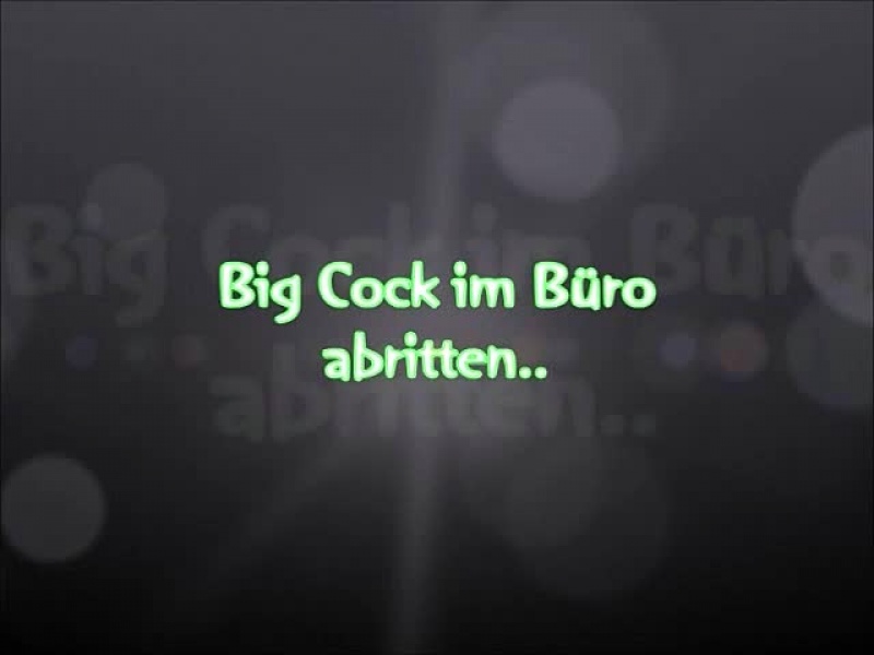 Big Cock im Büro abritten..