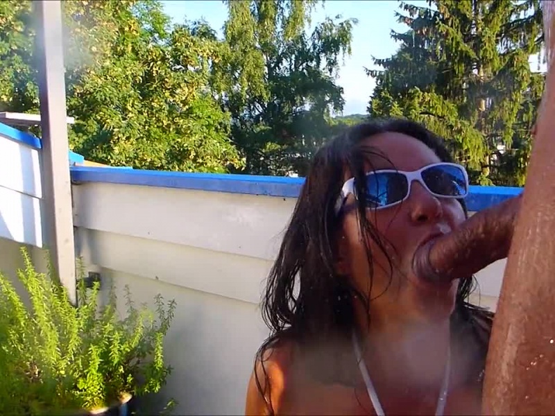 Meinen Kameramann heiß gemacht und geblasen