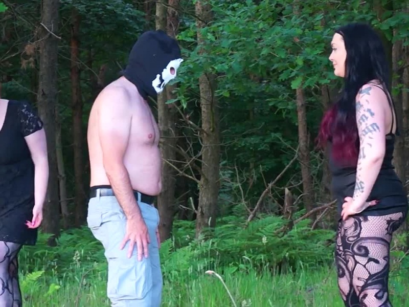 Genitaltritte im Wald - Nahaufnahme