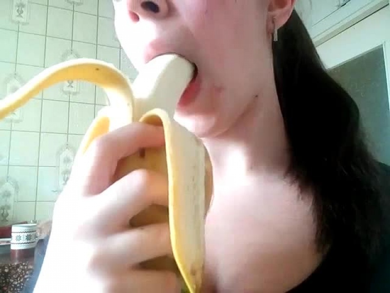 Banane in meinem Mund