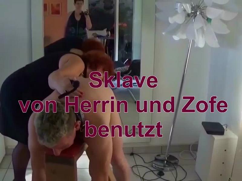 Sklave wird von Herrin und Zofe benutzt - 2. Der Eiertanz