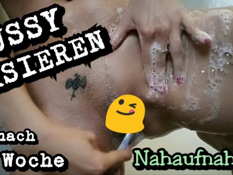 Pussy rasieren - Nahaufnahme