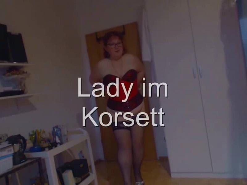 Lady im Korsett