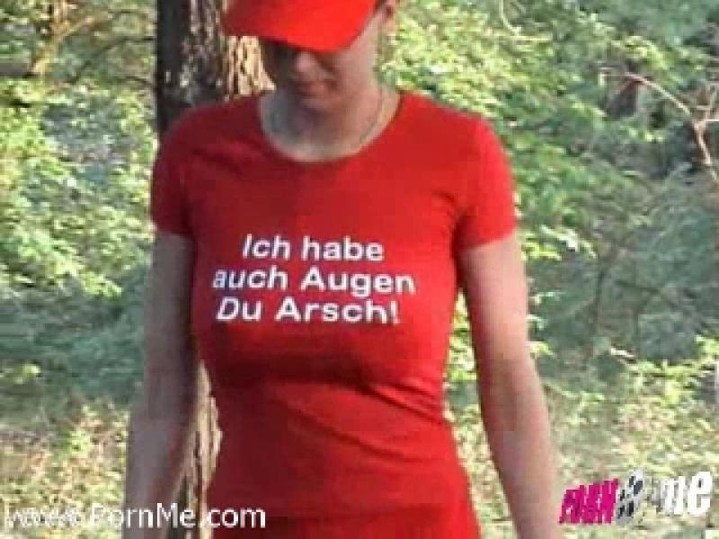 Augen habe ich auch, Du Arsch