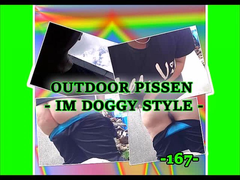 Outdoor Pissen -Doggy Style-