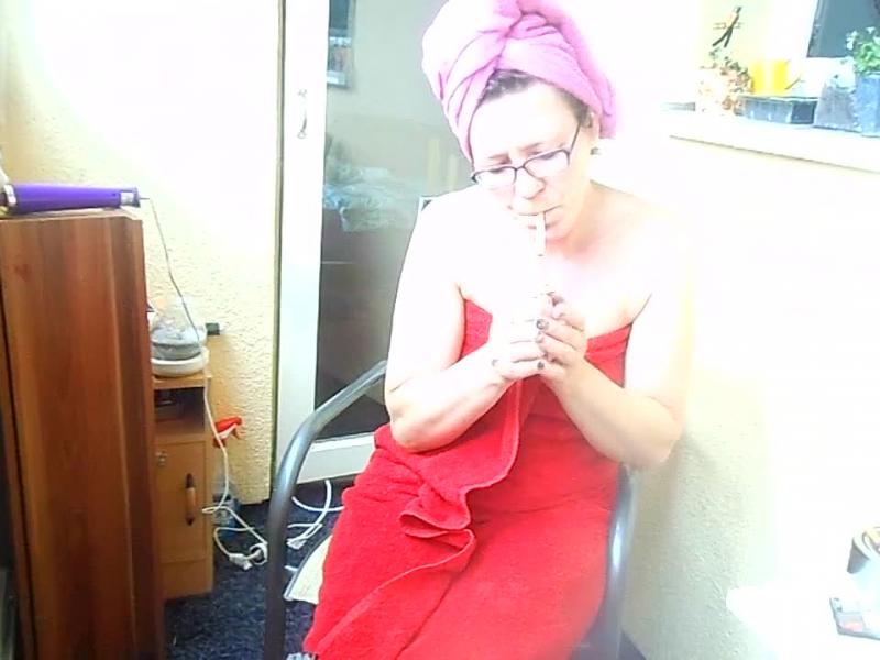 Selbstbefriedigung auf den Balkon